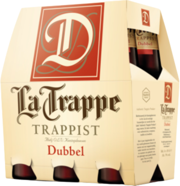 La Trappe Dubbel sixpack met flesjes van 30cl La Trappe Dubbel sixpack met flesjes van 30cl